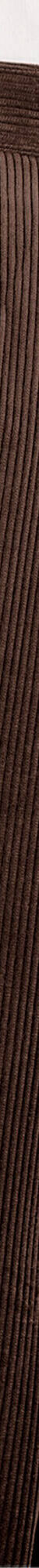 Bandplooibroek in velours met elastische tailleband (kastanje) Bandplooibroek in velours met elastische tailleband (kastanje)